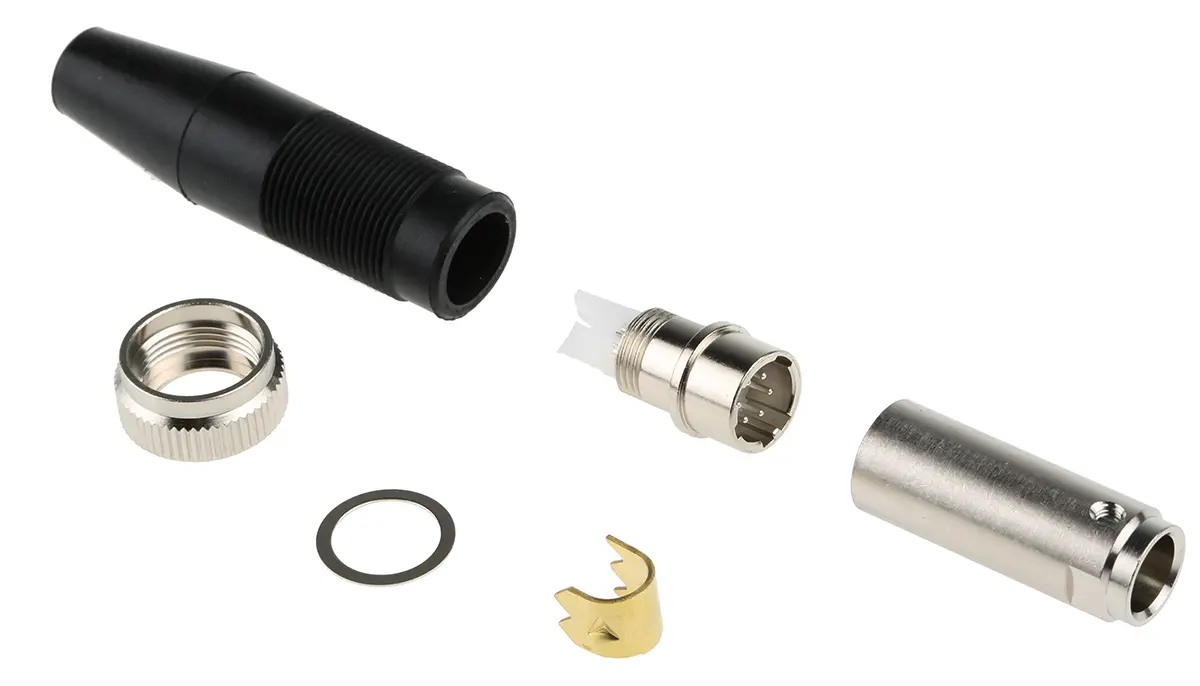Hirose SR30 10 mm Miniature Rundsteckverbinder Stecker 6-polig Stecker 1A Kabel