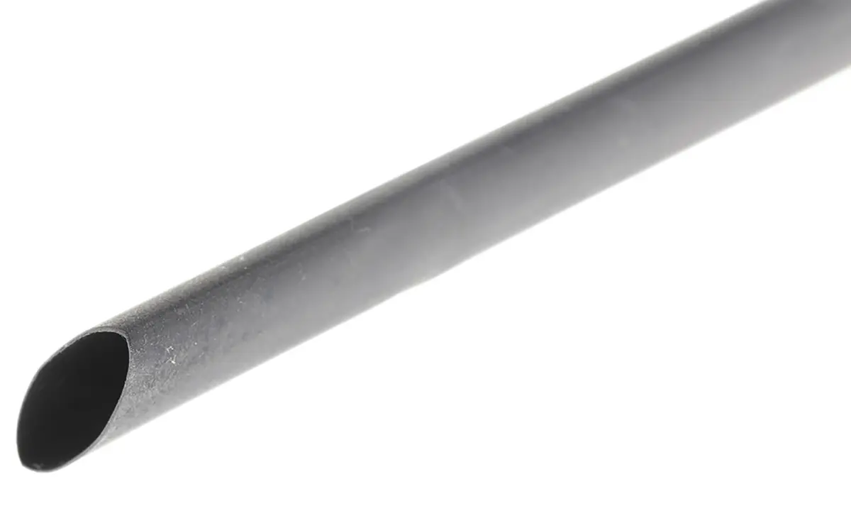 HellermannTyton TREDUX Wärmeschrumpfschlauch, Polyolefin vernetzt Schwarz, Ø 12 mm Schrumpfrate 3:1, Länge 1m