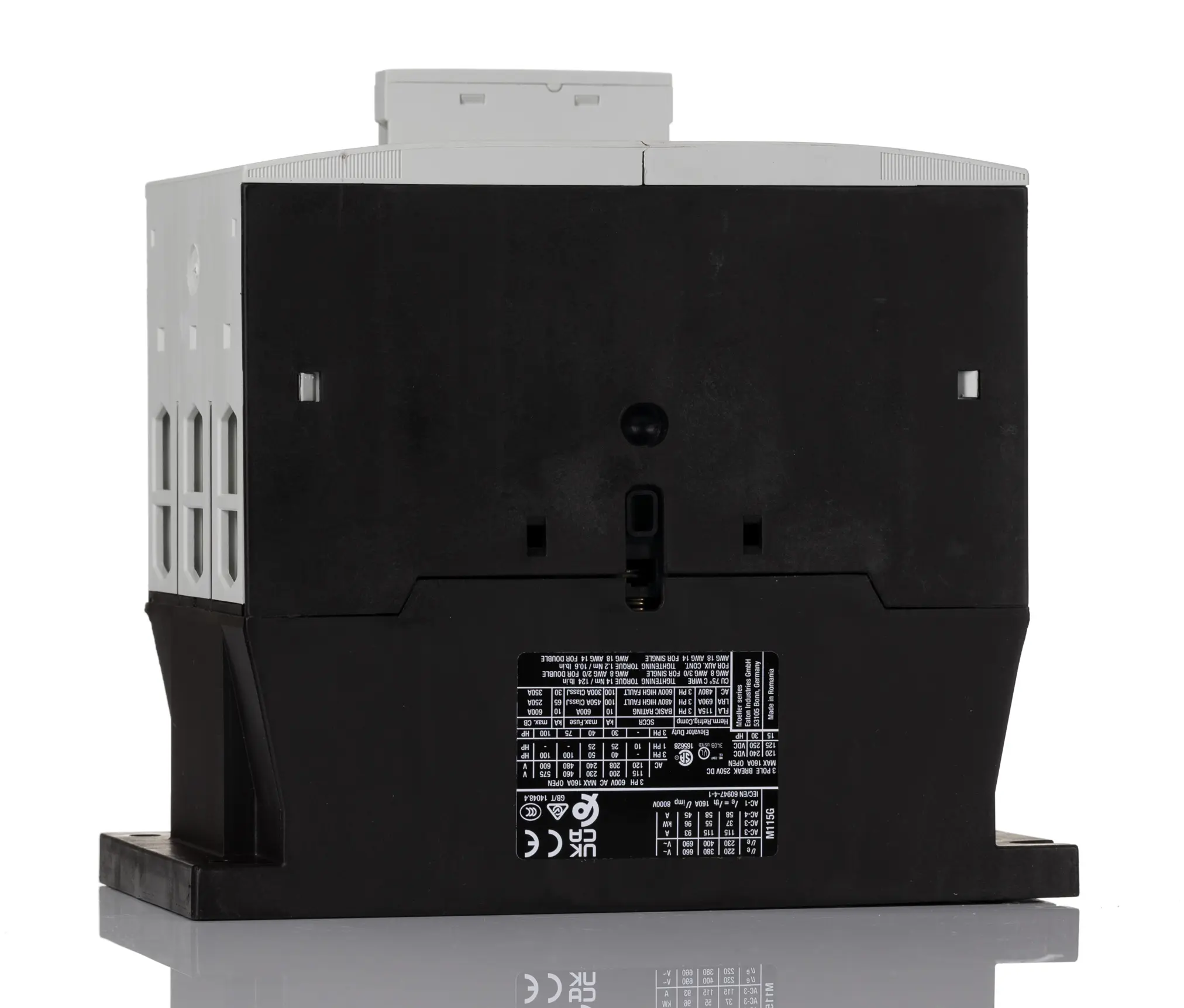 Produktfoto 1 von Eaton DILM Schütz 110/120 V ac-Spule, 3-polig, 400V ac / 115 A 110 V 55 kW 3 Schließer Motorsteuerung,