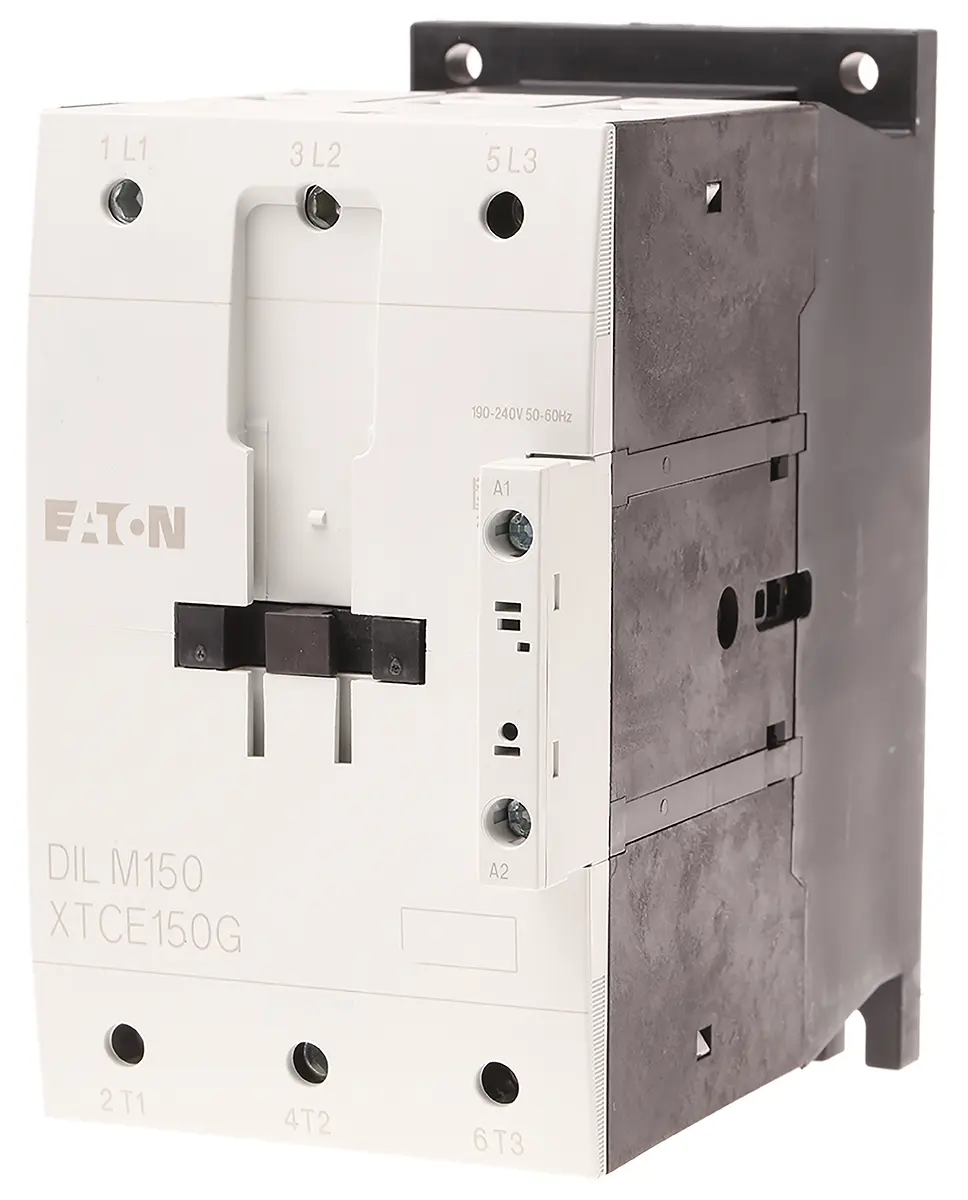 Produktfoto 1 von Eaton DILM Schütz 230 V ac-Spule, 3-polig, 400V ac / 150 A 240 V 75 kW 3 Schließer Motorsteuerung, Widerstandsbelastung