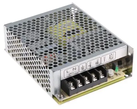 Produktfoto 1 von MEAN WELL RS-75 Schaltnetzteil 1-Ausg. 15V dc 75 W, Chassis 370 V dc, 264V ac 5A