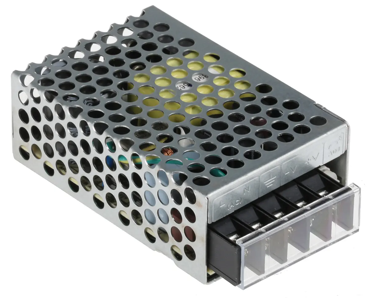 Produktfoto 1 von MEAN WELL RS25 Schaltnetzteil 1 5V dc 25 W, Fahrgestell 370 V dc, 264V ac