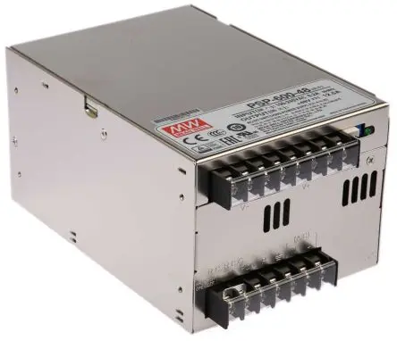 Produktfoto 1 von MEAN WELL PSP-600 Schaltnetzteil 1-Ausg. 48V dc 600 W, Chassis 370 V dc, 264V ac 12.5A