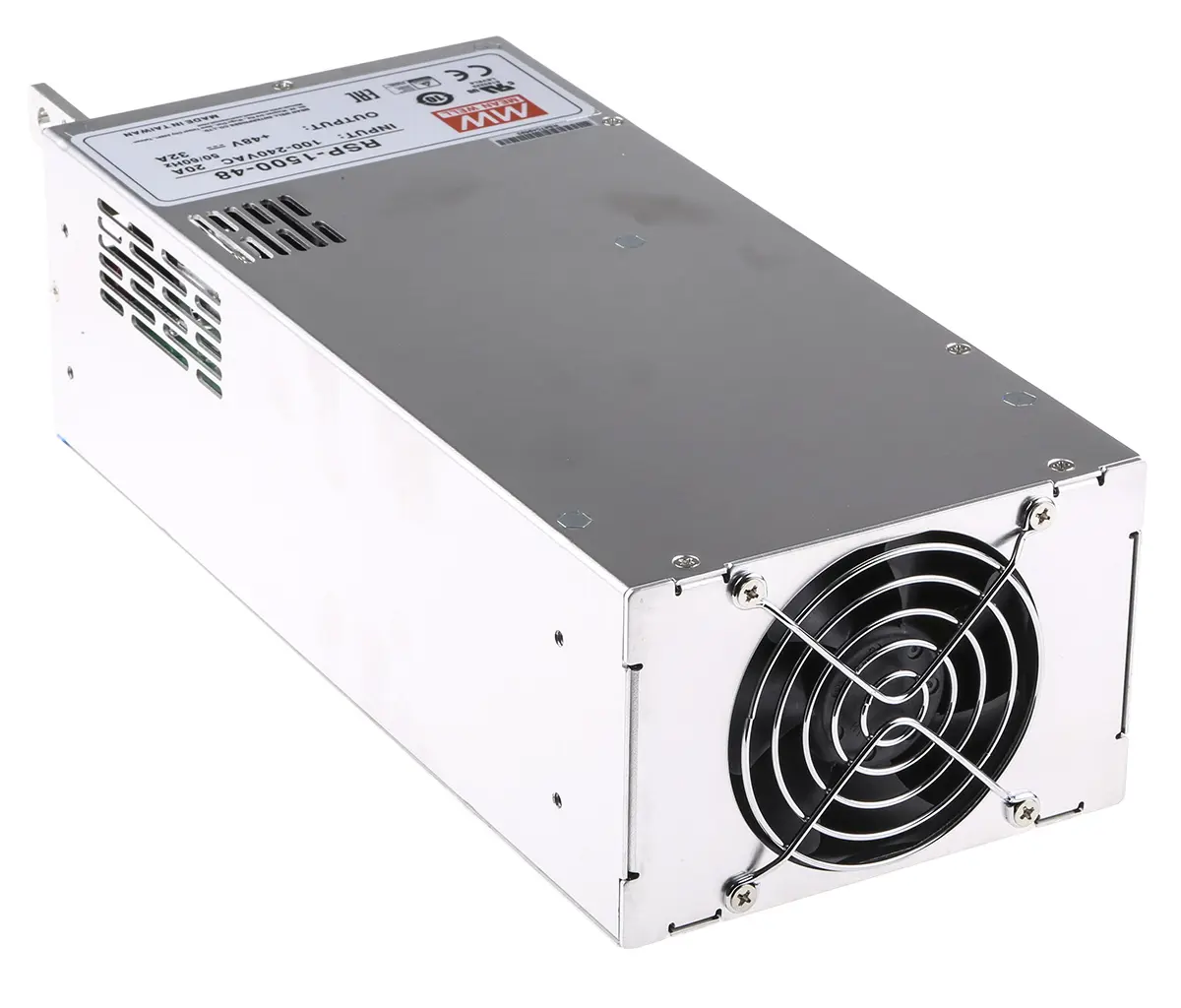 Produktfoto 1 von MEAN WELL RSP-1500 Schaltnetzteil 1 48V dc 1.5 kW, Fahrgestell 370 V dc, 264V ac