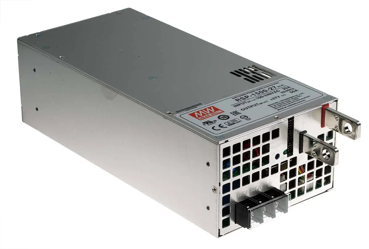 MEAN WELL Schaltnetzteil, 27V dc / 56A 1.5kW 127 → 370 V dc, 90 → 264 V ac Geschlossen, Gehäusemontage