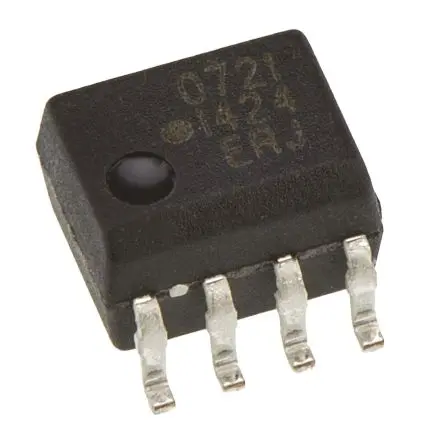 Produktfoto 1 von Broadcom HCPL Oberfläche Optokoppler DC-In, 8-Pin SOIC, Isolation 3.75 kVrms