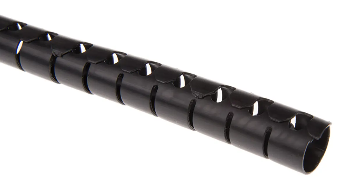 Produktfoto 1 von HellermannTyton Helawrap Spiral-Kabelumwicklung / 16 mm Polypropylen Schwarz, für Kabel-Ø 13 mm bis 16 mm, Länge 2 m