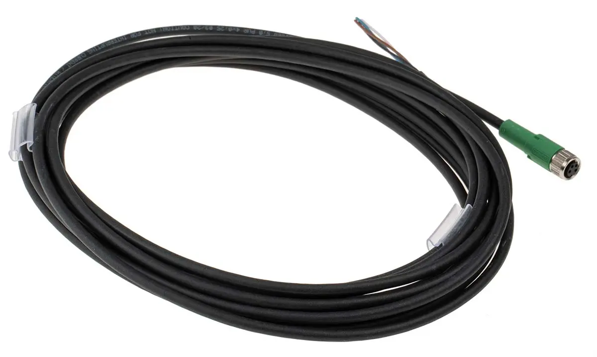 Produktfoto 1 von Phoenix Contact SAC-4P- 5.0-PUR/M 8FS, 4-polig Sensor-Betätigungselementkabel, Gerade Buchse 4 / Nicht abgeschlossen,