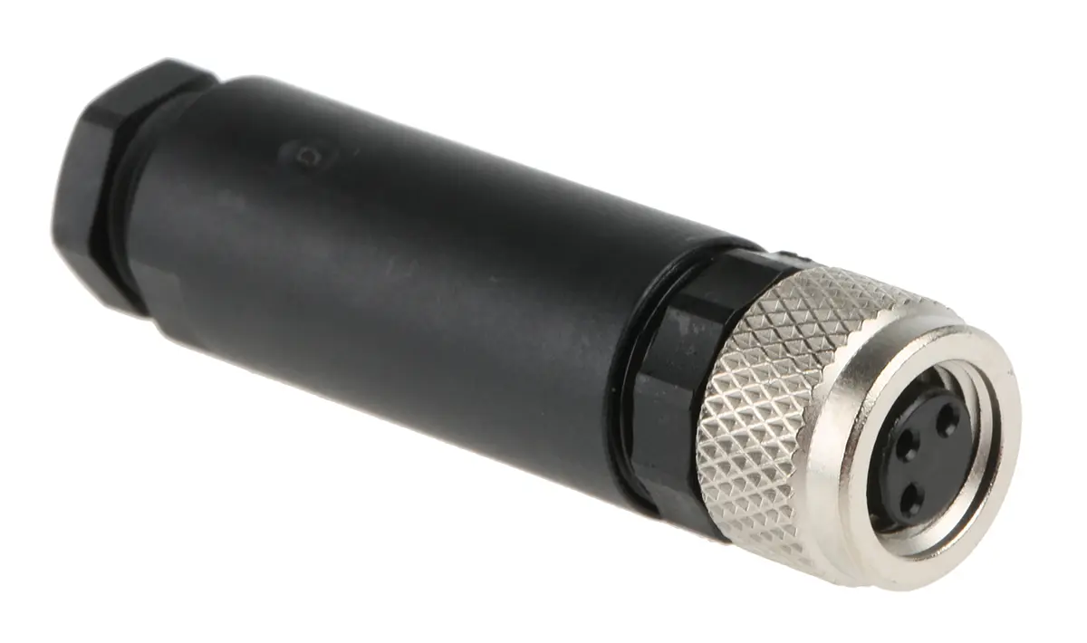 Produktfoto 1 von Phoenix Contact SACC M8 M8 Rundsteckverbinder Buchse 3-polig Buchse 4A Kabel IP40