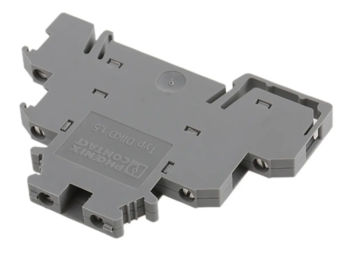 Produktfoto 1 von Phoenix Contact DIKD 1.5 Anschlussklemmenblock DIN-Schiene 3 Grau, 0.2 to 4 mm², 250 V Schraubbefestigung
