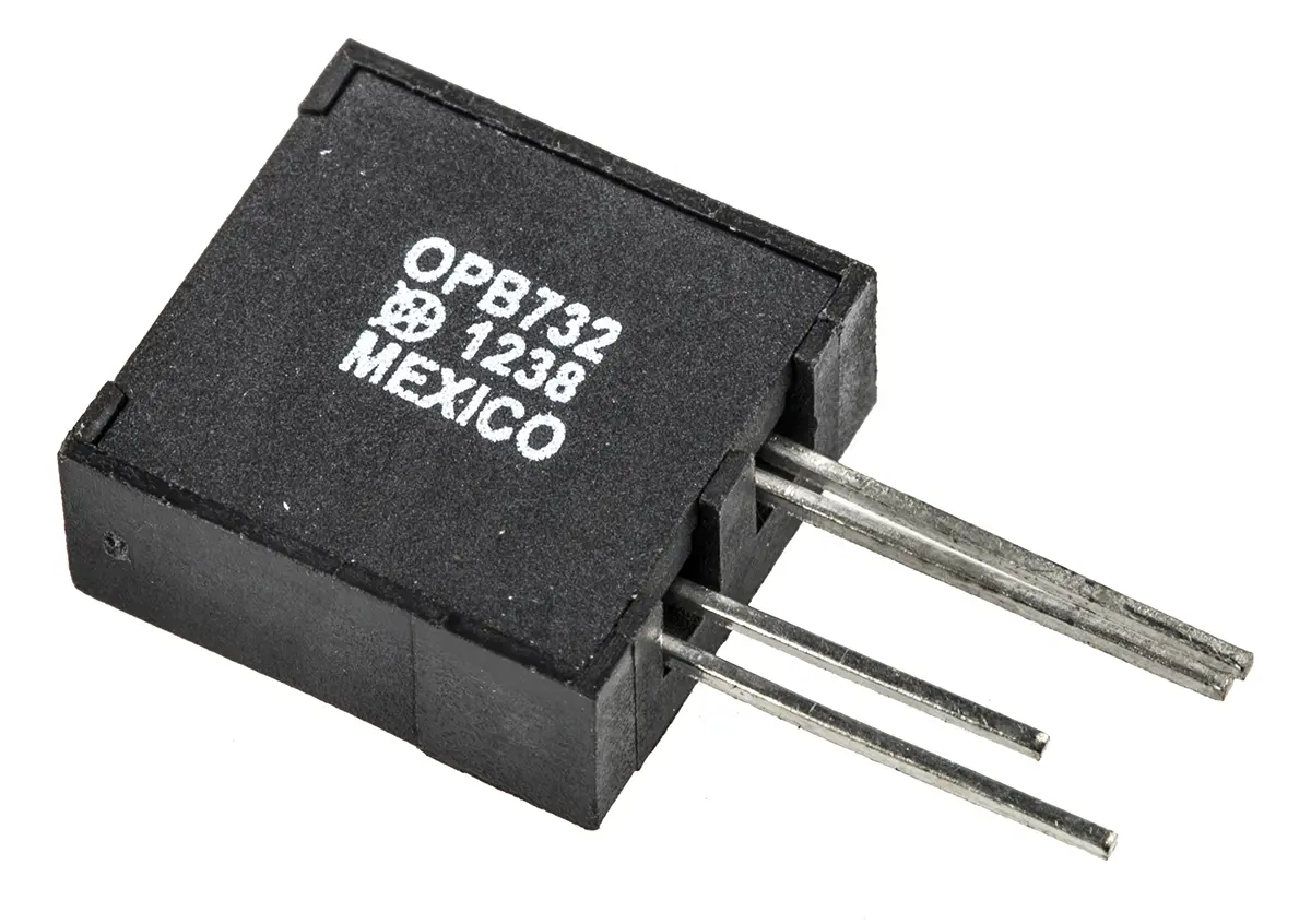 Produktfoto 1 von Optek OPB732 Reflexionslichtschranke 1in Peak Abstand Fototransistor-Ausgang, 4-Pin 1-Kanal Durchsteckmontage