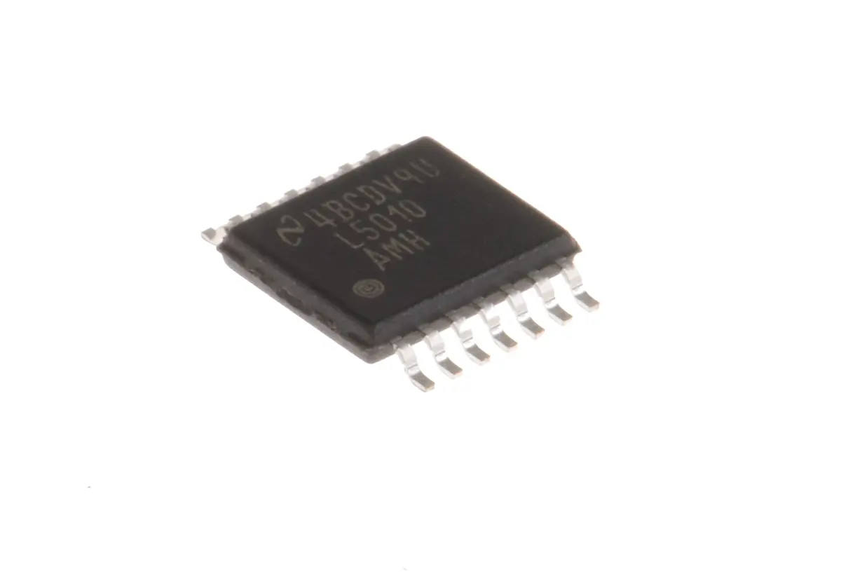 Produktfoto 1 von Texas Instruments Buck Schaltregler, Hochspannung 1 1 A TSSOP 6.6 V, 14-Pin, Einstellbar 1000 kHz