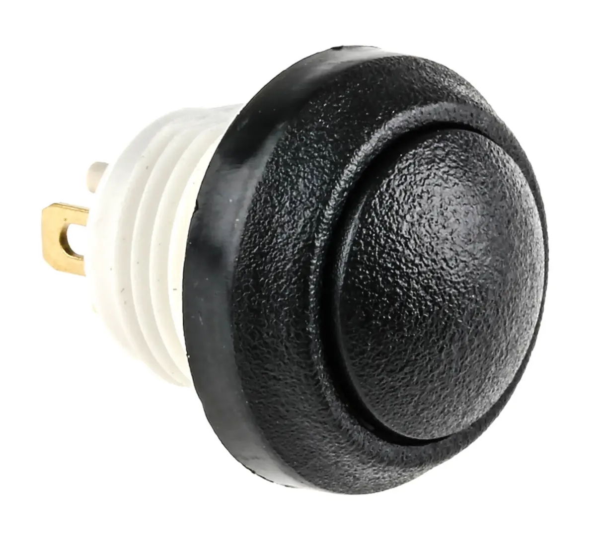 Produktfoto 1 von ITW 48 Miniaturdruckschalter Panel Ø 13.6 mm, SPST Schwarz, IP40