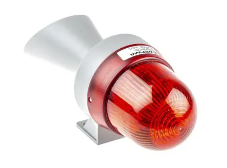 Produktfoto 1 von Werma 424 LED, Dauer-Licht Alarm-Leuchtmelder 24V ac/dc Rot IP65 Freistehend / 110 dB 110 dB @ 1m