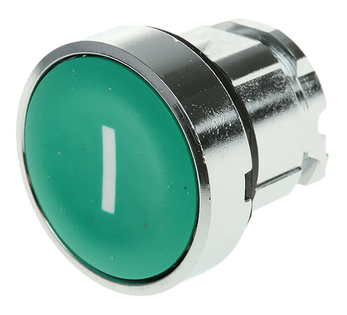 Produktfoto 1 von Schneider Electric Harmony Drucktastenkopf Ø 22 mm, Grün Federrückstellung Rund Rund Metall, IP66