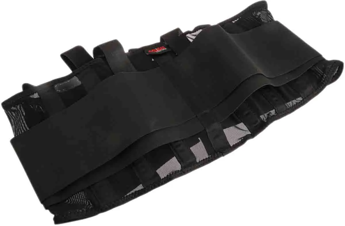 Produktfoto 1 von RS PRO Schwarz Rückenstützgurt Nylon, H'Umfang 36 to 42 in