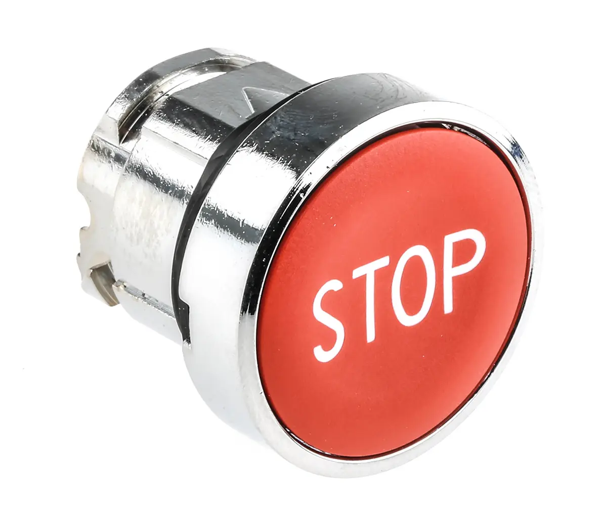 Produktfoto 1 von Schneider Electric Harmony Drucktastenkopf Ø 22 mm, Rot Federrückstellung Rund Rund Metall, IP66