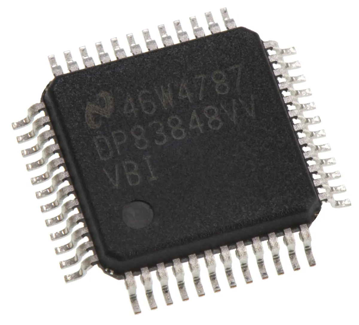 Produktfoto 1 von Texas Instruments Ethernet-Transceiver Vollduplex/Halbduplex 3.3 V 100 Mbps RMII, LQFP 48-Pin 3.3 V