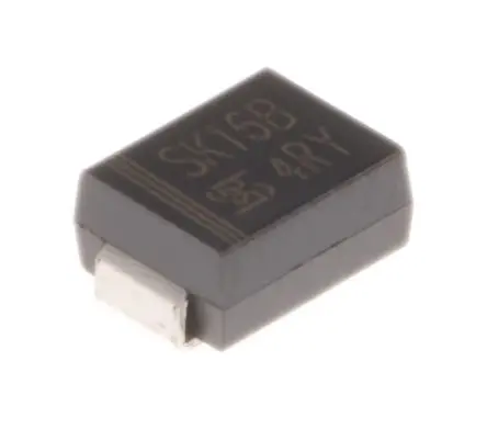 Produktfoto 1 von Taiwan Semiconductor SK16B Oberfläche Diode Schottky-Diode Einfach, 60 V / 1 A, 2-Pin DO-214AA