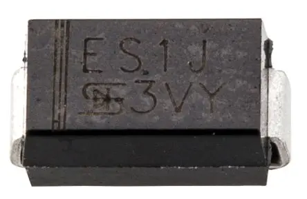 Produktfoto 1 von Taiwan Semiconductor ES1J Oberfläche Diode Wechselnd Einfach, 600 V / 1 A, 2-Pin DO-214AC