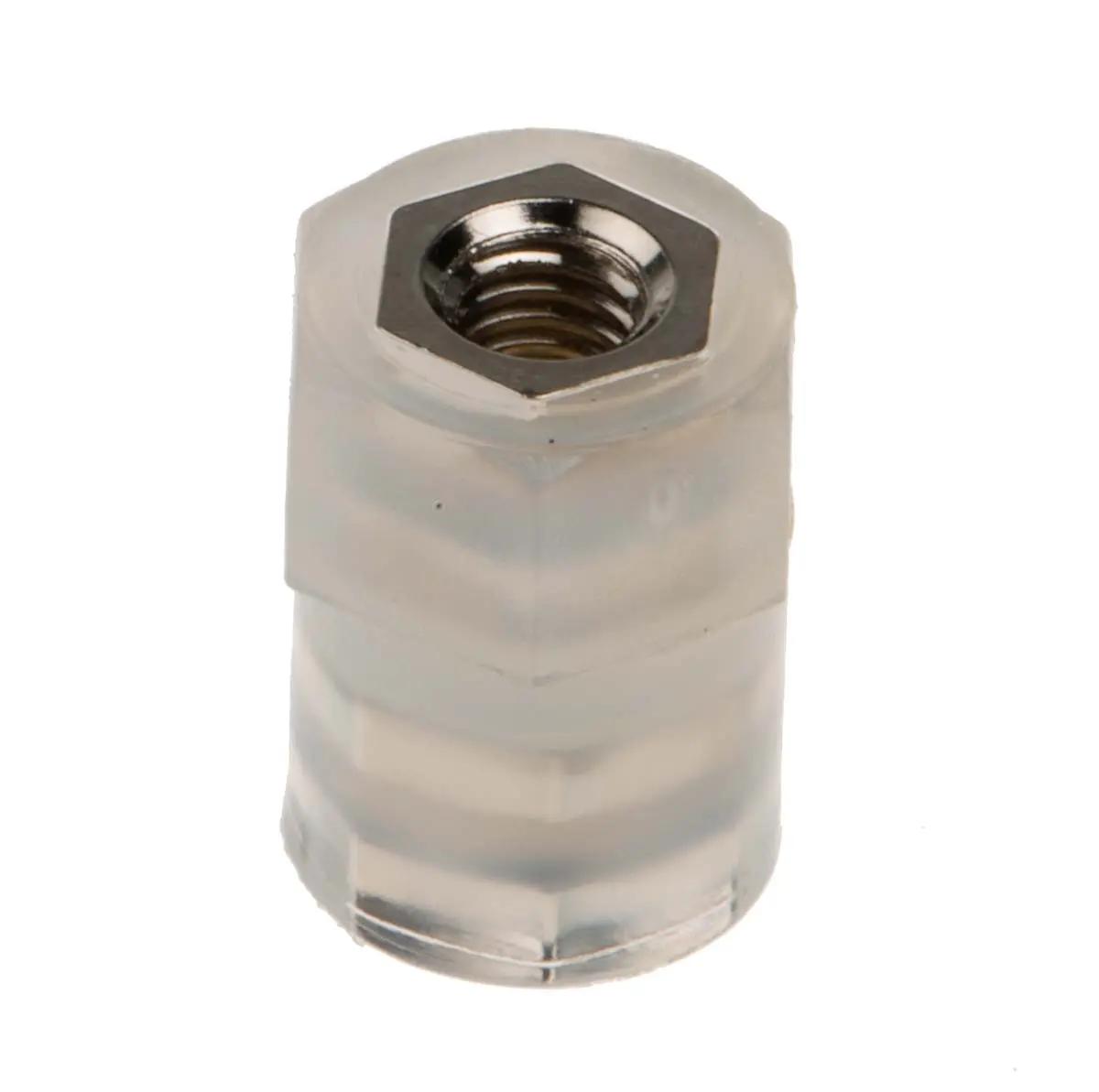 Produktfoto 1 von RS PRO Abstandhalter, Länge 10 mm, Nylon, Sechskant M3 M3, 7 mm 4 mm