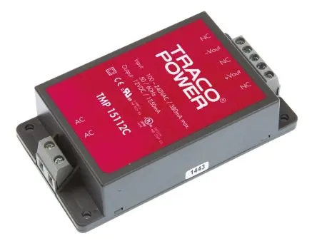 Produktfoto 1 von TRACOPOWER TMP Schaltnetzteil 1 12V dc 15 W, Fahrgestell 264V ac