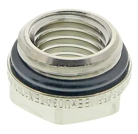 Produktfoto 1 von Lapp SKINDICHT Kabelverschraubung Adapter Typ Reduzierstück M12 M16 Messing vernickelt IP68 Metallisch -30 °C / 90 °C
