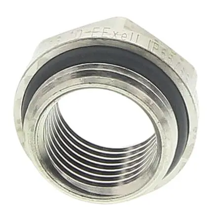 Produktfoto 1 von Lapp SKINDICHT Kabelverschraubung Adapter Typ Reduzierstück M16 M20 Messing vernickelt IP68 Metallisch -30 °C / 90 °C