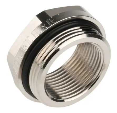 Produktfoto 1 von Lapp SKINDICHT Kabelverschraubung Adapter Typ Reduzierstück M25 M32 Messing vernickelt IP68 Metallisch -30 °C / 90 °C