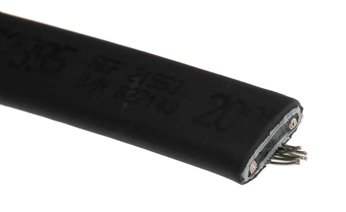 Produktfoto 1 von RS PRO Rohrbegleitheizung Set Selbstregulierend, Selbstregelend 12 W, 100 m, 500 V ac 80 °C