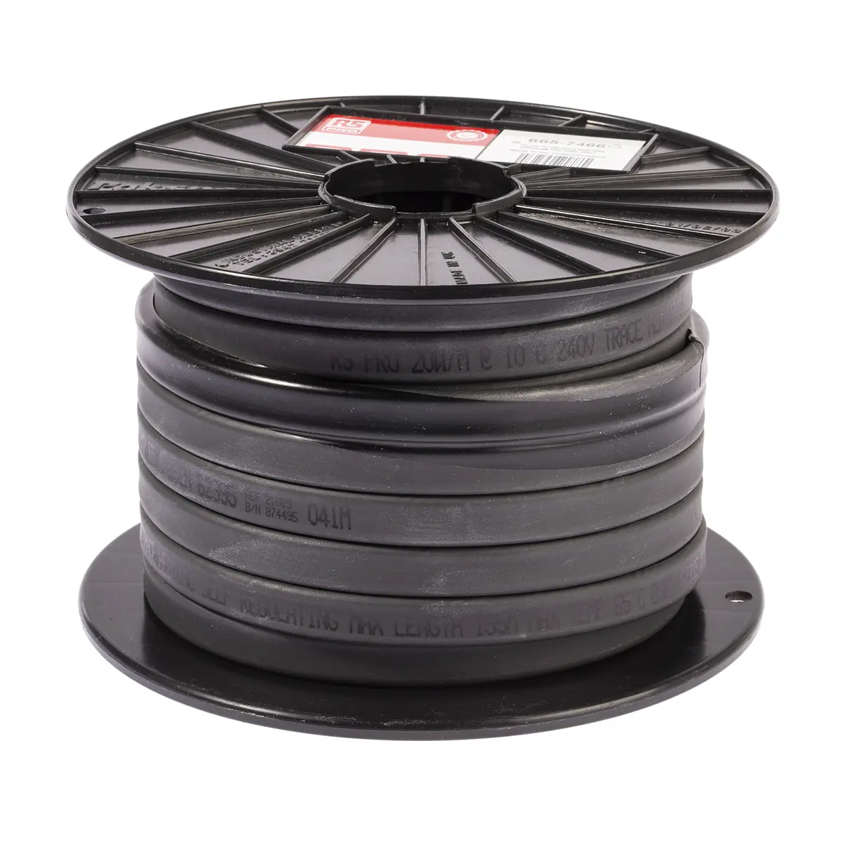 Produktfoto 1 von RS PRO Rohrbegleitheizung Set Selbstregulierend, Selbstregelend 12 W, 20 m, 50 V ac 80 °C