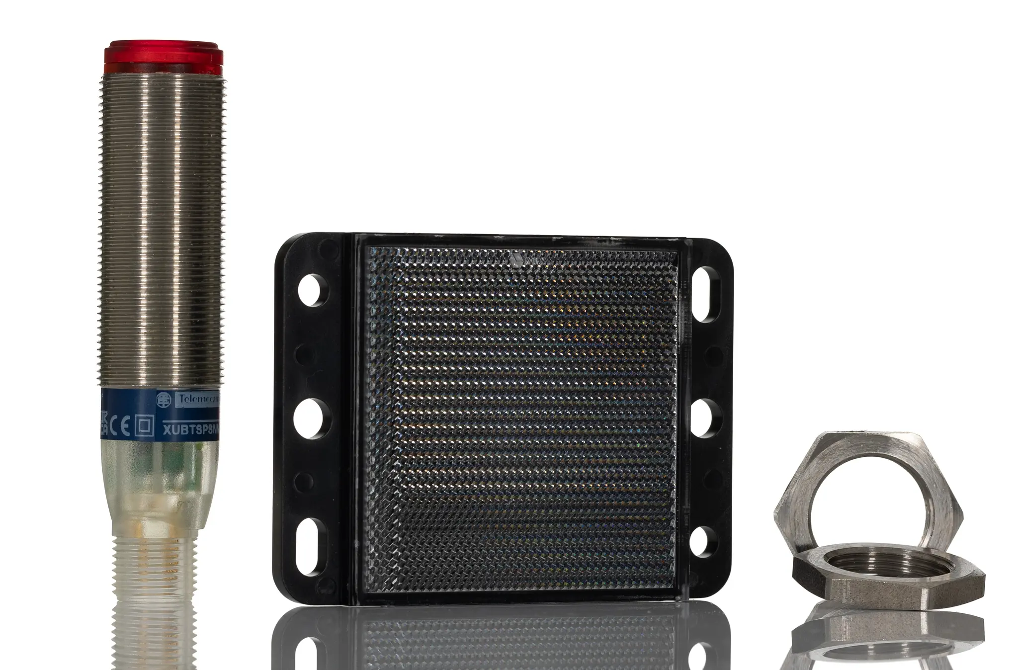 Telemecanique zylindrisch Optischer Sensor, Reflektierend, Bereich 1,4 m, PNP Ausgang, M12-Steckverbinder