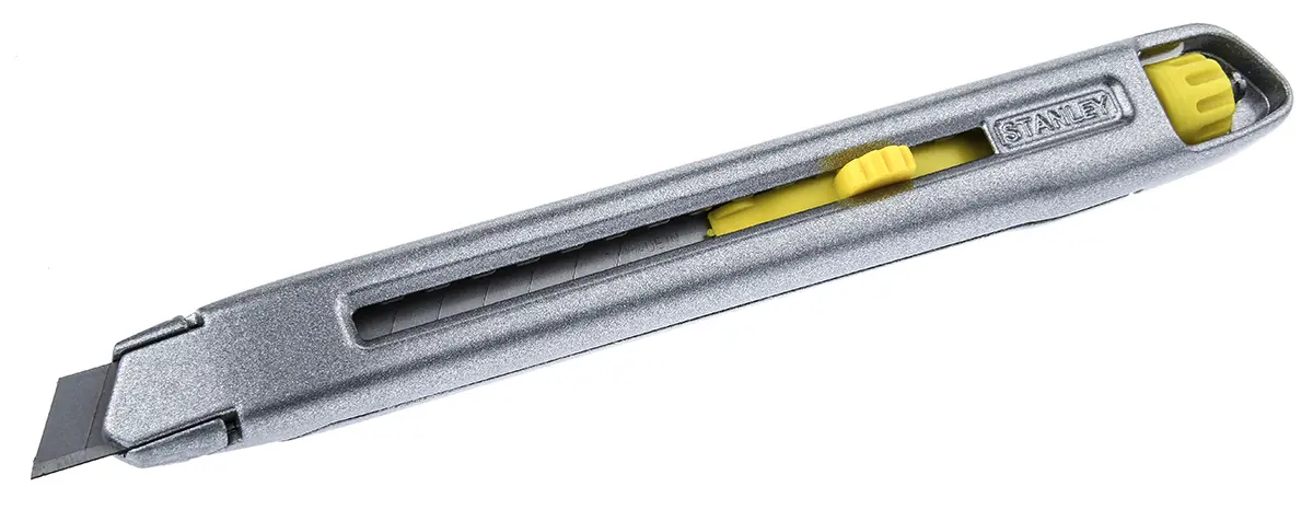 Produktfoto 1 von Stanley Sicherheitsmesser, Verriegelung, Abbrechklinge 9 mm Einziehbar