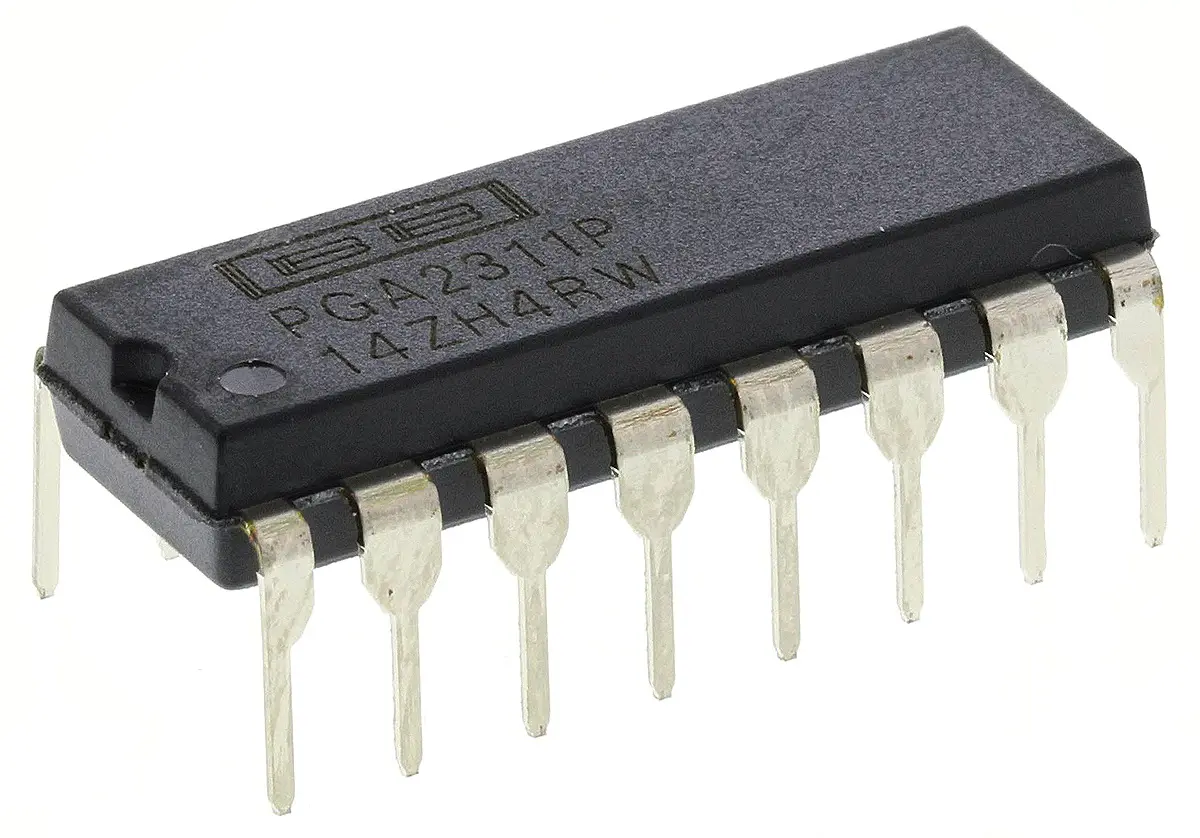 Produktfoto 1 von Texas Instruments 2 Audioverstärker Audio-Lautstärkeregelung 10 MHz PDIP 16-Pin 85 °C