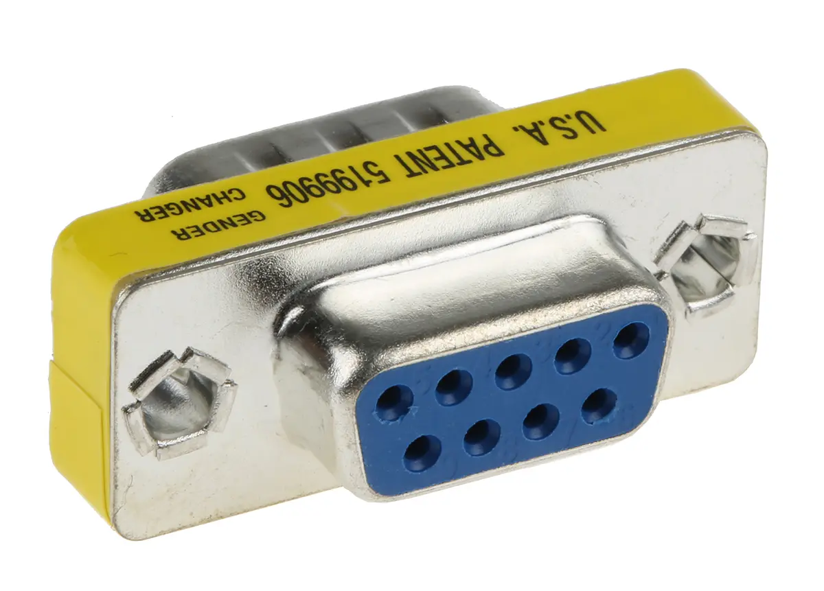 Produktfoto 1 von Switchcraft Sub-D Adapter 9-Wege D-Sub Stecker Stecker D-Sub 9-polig Buchse Buchse
