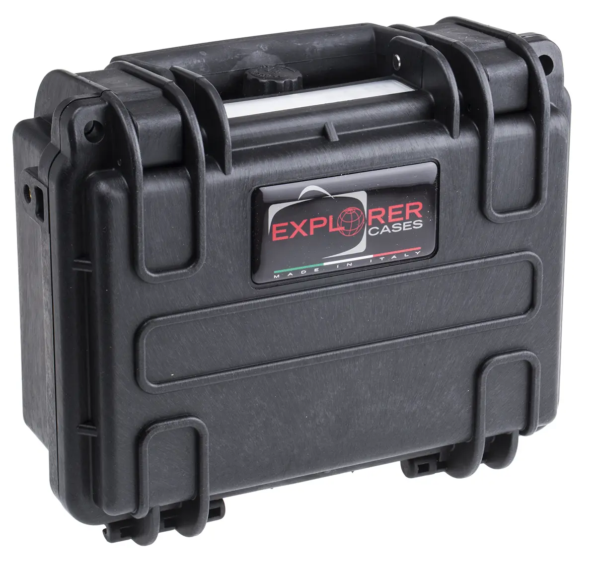 Produktfoto 1 von Explorer Cases Polypropylen Kunststoff Wasserdicht Transportkoffer Schwarz 102 mm, Außenmaße 216 mm 180 mm / Innen 85 mm