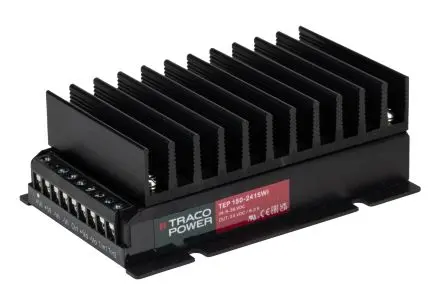 Produktfoto 1 von TRACOPOWER TEP 150WI DC/DC Konverter, 24V dc OUT 6300 mA Fahrgestell 36V dc 2.25 kV dc 150 W -40 °C 75 °C