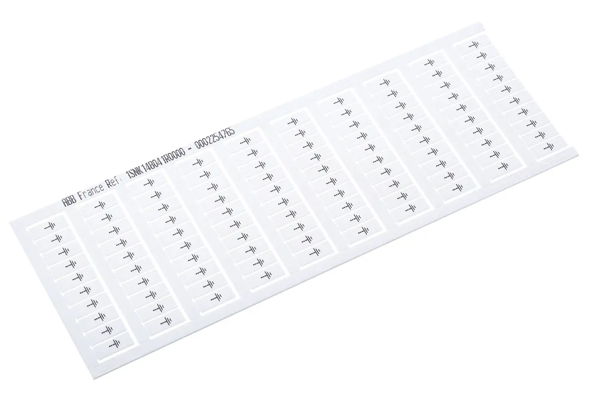Produktfoto 1 von Entrelec SNK Terminal Blocks Polyamid Merker für Anschlussklemmen