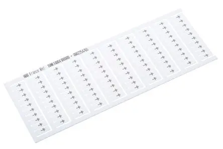 Produktfoto 1 von Entrelec SNK Terminal Blocks Polyamid Merker für Anschlussklemmen