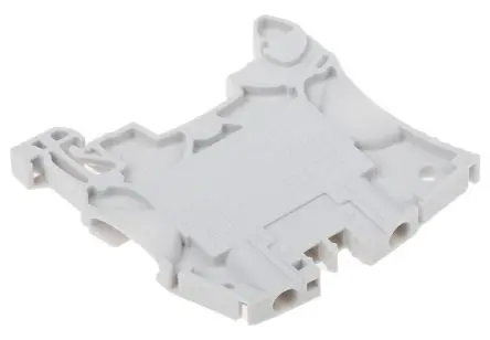 Entrelec ZS4 Anschlussklemmenblock für Durchkontaktierung 2 Grau, 4mm², 1000V ac Schraubbefestigung ATEX