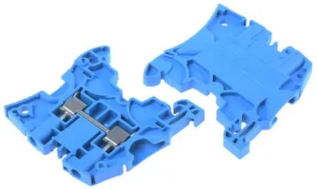 Produktfoto 1 von Entrelec ZS4 Anschlussklemmenblock für Durchkontaktierung 1 Blau, 4mm², 1kV ac Schraubbefestigung ATEX