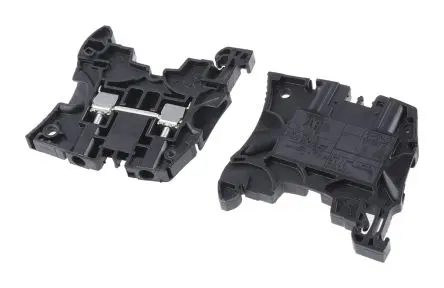 Produktfoto 1 von Entrelec ZS4 Anschlussklemmenblock für Durchkontaktierung 2 Schwarz, 4mm², 1000V ac Schraubbefestigung ATEX