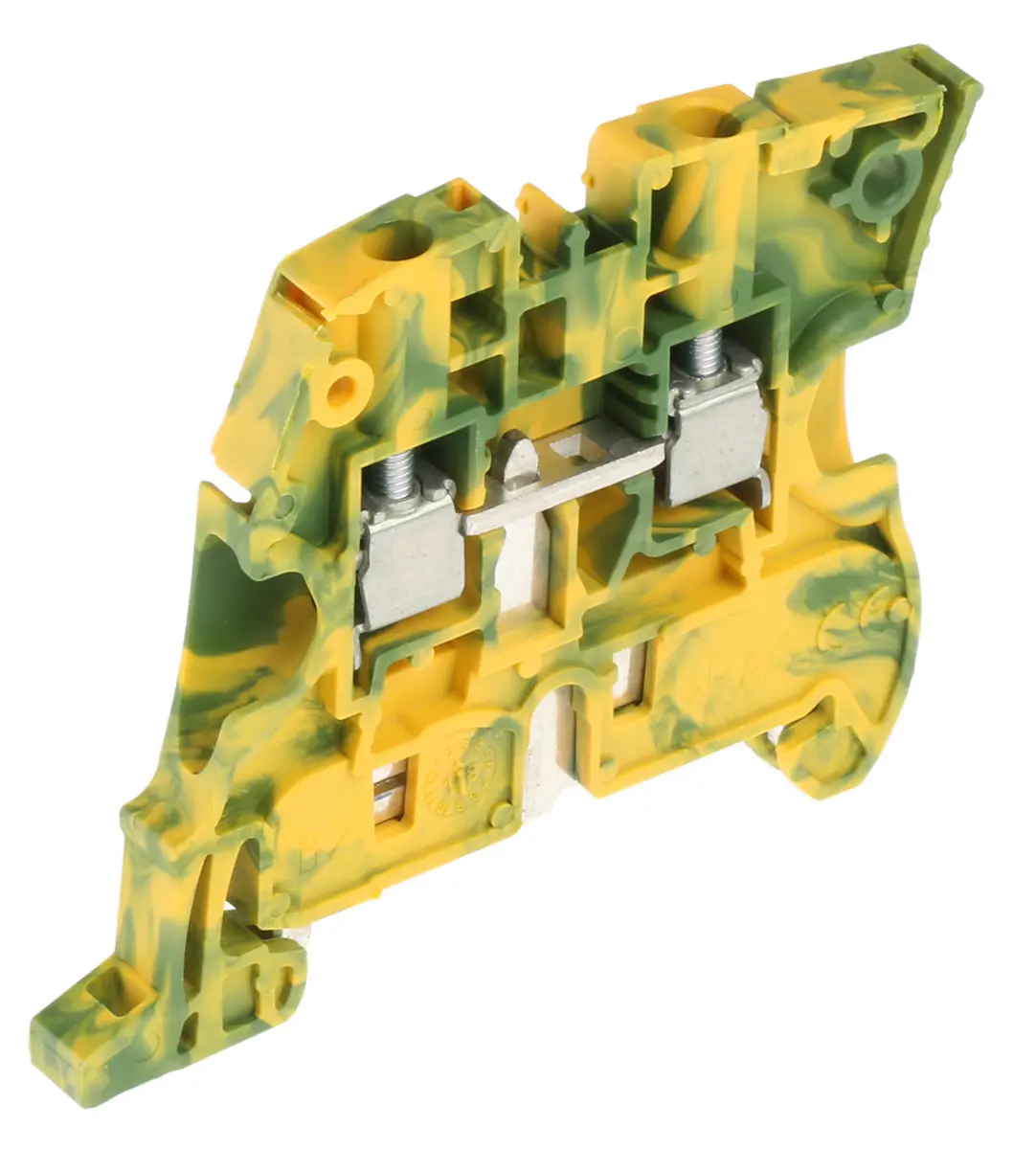 Produktfoto 1 von Entrelec ZS4 DIN-Tragschiene 1 Gelb, Grün, 4 mm², 1000 V Schraubbefestigung ATEX