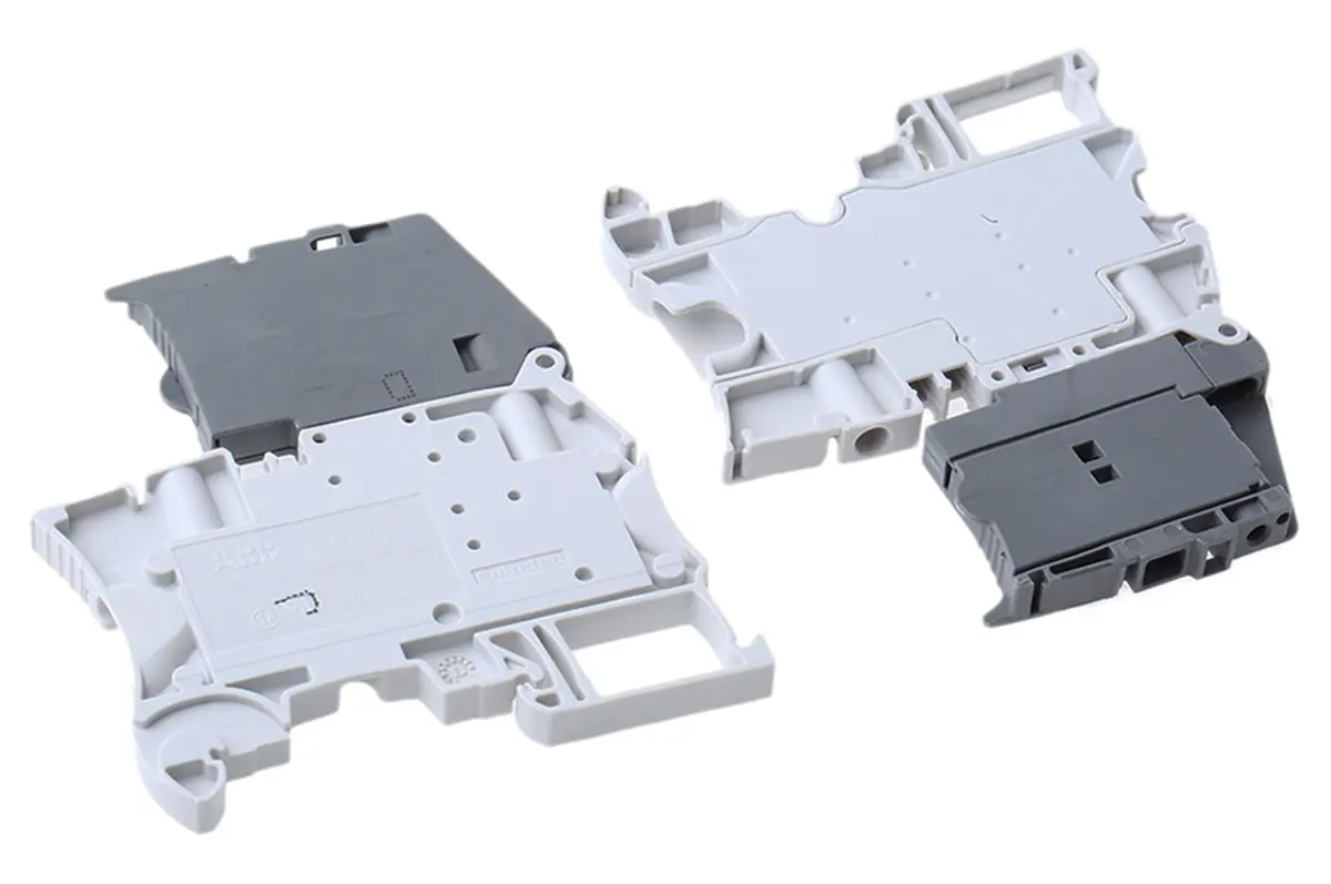 Produktfoto 1 von Entrelec SNK Reihenklemme mit Sicherungshalter 1 Grau, 4 mm², 400 V Schraubbefestigung Abgesichert
