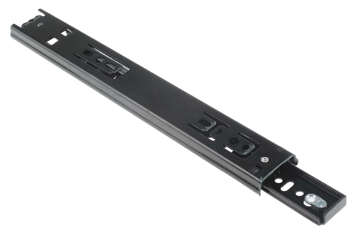 Produktfoto 1 von Accuride Hold-In Teleskopschienen Stahl 50kg Last 199 mm Weg L. 203 mm