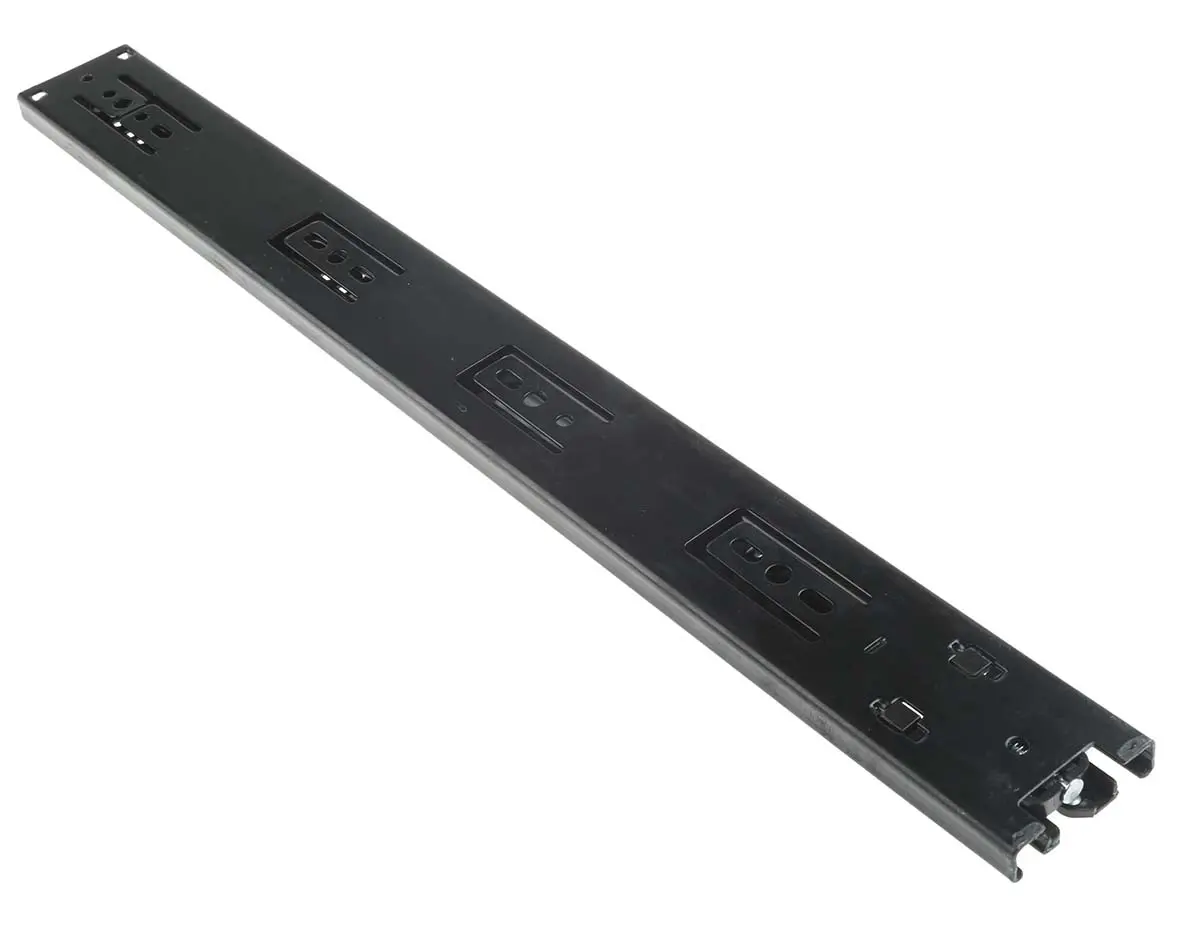 Produktfoto 1 von Accuride Selbstschließend Teleskopschienen Stahl 50kg Last 450 mm Weg L. 457 mm