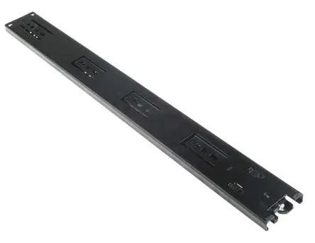 Produktfoto 1 von Accuride Selbstschließend Teleskopschienen Stahl 50kg Last 450 mm Weg L. 457 mm