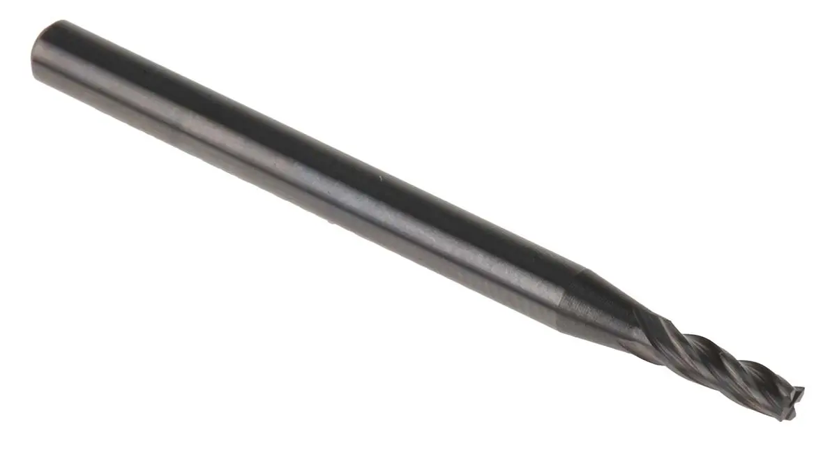 Produktfoto 1 von Dormer Carbid Schaftfräser 4-schneidig, Ø 2mm x 38 mm/ Schnittlänge 6mm
