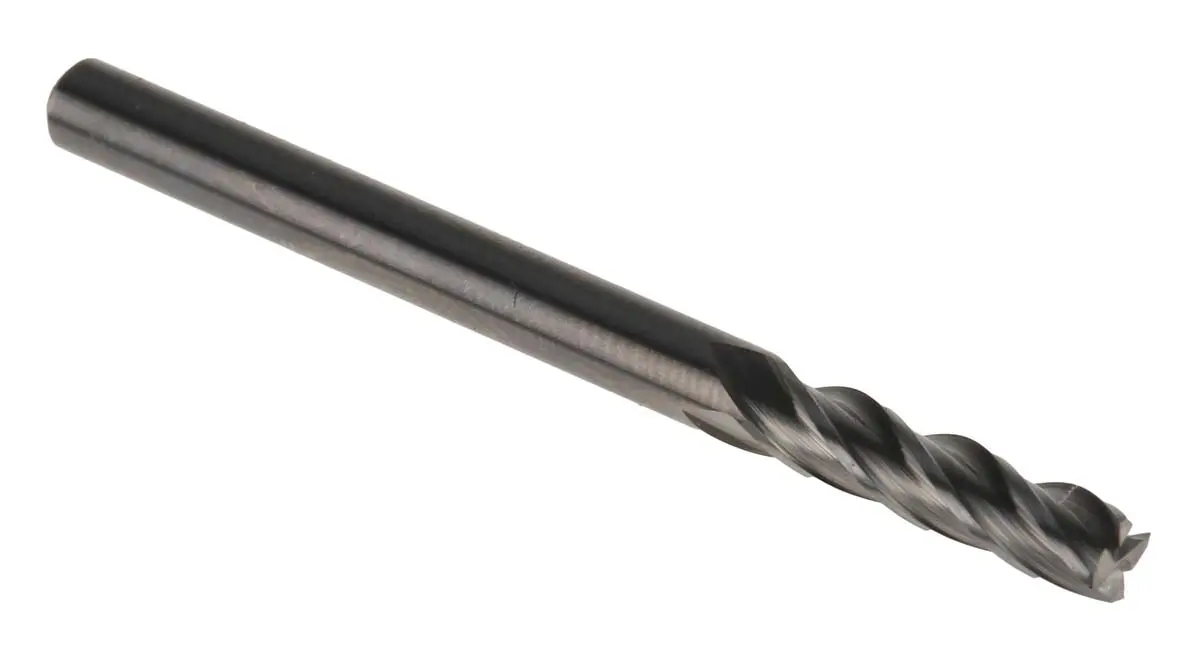 Produktfoto 1 von Dormer Carbid Schaftfräser 4-schneidig, Ø 3 mm 3mm x 38 mm/ Schnittlänge 12 mm