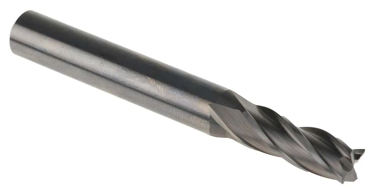 Produktfoto 1 von Dormer Siliziumkarbid Schaftfräser 4-schneidig, Ø 7 mm 8mm x 63 mm/ Schnittlänge 19 mm